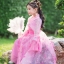 ชุดจีนเด็กฮั่นสีชมพู รหัส /ZZ90สินค้าพร้อมส่ง