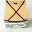 กล่องใส่ของชำร่วย ผูกโบว์ด้านหน้า 4.5x7x4.2 ลายเจ้าบ่าว เจ้าสาว