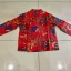 เสื้อสีแดงลาย. ผ้าฝ้าย. รหัส SN 45 สินค้าพร้อมส่ง