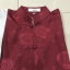 เสื้อจีนชาย ผ้าไหมสีแดง F55 สินค้าพร้อมส่ง