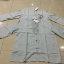 เสื้อจีนชาย ผ้าฝ้าย ลายปักมังกรที่อก สีเทา H 55 สินค้าพร้อมส่ง
