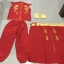 ชุดกังฟู สีแดงลายมังกรทอง รหัส Kung 69 สินค้าพร้อมส่ง
