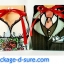 กล่องใส่ของชำร่วย ผูกโบว์ด้านหน้า 4.5x7x4.2 ลายเจ้าบ่าว เจ้าสาว