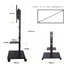 ขาตั้งพื้นทีวีล้อเลื่อน ล็อคได้ รุ่นU-690-LZ TV Stand with Shelf รองรับจอแอลอีดีทีวีได้ ขนาดจอภาพ 32-65 นิ้ว เหล็กหนาสามารถปรับระดับความสูงได้ ขาตั้งทีวี
