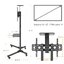 TV Stand ขาตั้งทีวี รุ่น U-890A รองรับจอขนาด32-70 นิ้ว ขาแขวนทีวี ตั้งพื้น มีล้อ เคลื่อนที่ได้ พร้อมชั้นวาง ขาตั้งทีวีแบบปรับ ประกอบใช้งานได้เองง่ายๆ!!!