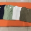 เสื้อผู้ชาย ผ้าลินิน แขนยาว สีเขียว รหัส FO 67 สินค้าพร้อมส่ง