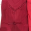 เสื้อจีนชาย ผ้าฝ้ายผสมลินิน สีแดงเข้ม รหัส SIX39 สินคัาพร้อมส่ง
