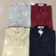 เสื้อจีนชาย ผ้าไหมสีเทา F55 สินค้าพร้อมส่ง