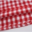 ชุดเสื้อลายสก๊อต +กระโปรง ผ้าฝ้าย สีแดง รหัส SC 58 สินค้าพร้อมส่ง