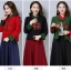 เสื้อผ้าฝ้ายผสมโพลี สีดำ รหัส JO62