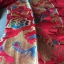 เสื้อจีนผู้ชายสีแดงลายมังกร สีทองน้ำเงิน ZH135