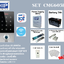 (ชุดติดตั้งเอง) ชุดเซ็ต Access Control เข้า-ออก ประตู ทาบบัตร กดรหัสผ่าน HIP CMG- 605F ใช้งานผ่านแอพ HIP IOT เชื่อมต่อผ่าน wifi 2.4GHZ จ-ำนวนบัตร 10000 ใบ
