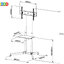 ขาตั้งทีวี พร้อมชั้นวาง 2 ชั้น BDEE รุ่น S11 (รองรับทีวี ขนาด 32-65 นิ้ว) High Quality