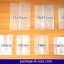 ถุงซีลกลาง ขอบหยัก 4x10 เนื้อกึ่งขุ่น แพ็ค 100 ใบ สำเนา