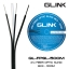 สายไฟเบอร์ออฟติก 2 CORE ม้วน 500 เมตร (มีสลิง) GLink