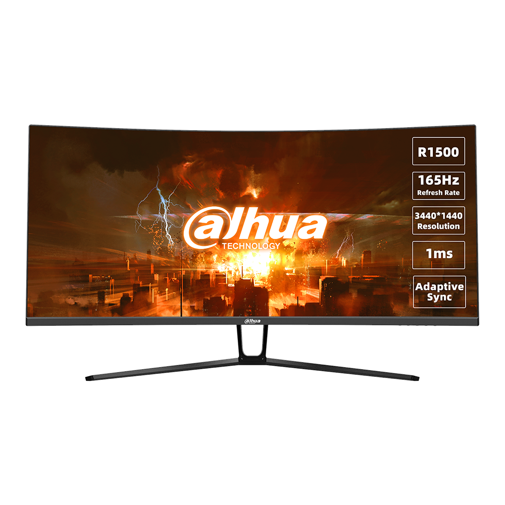 DHU-LM34-E330C Monitor C VA WQHD 34" LED 165Hz 2HDMI/DP